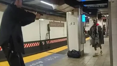 Harrowing NYPD bodycam video shows police shooting man with a machete at Grand Central Station