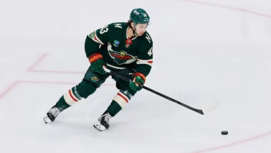 'He goes 110 per cent': Wild's Hughes taking game to another level in playoffs