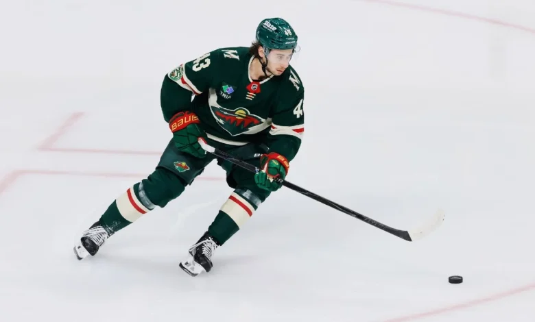 'He goes 110 per cent': Wild's Hughes taking game to another level in playoffs