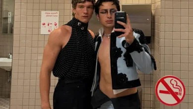 'Heated Rivalry' stars Connor Storrie and Hudson Williams pose for Met Gala 2026 bathroom selfie and more star snaps - Page Six