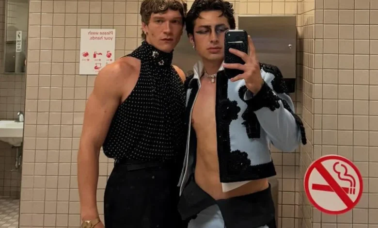 'Heated Rivalry' stars Connor Storrie and Hudson Williams pose for Met Gala 2026 bathroom selfie and more star snaps - Page Six