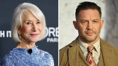 Helen Mirren's 6-word response to Tom Hardy 'feud' rumours