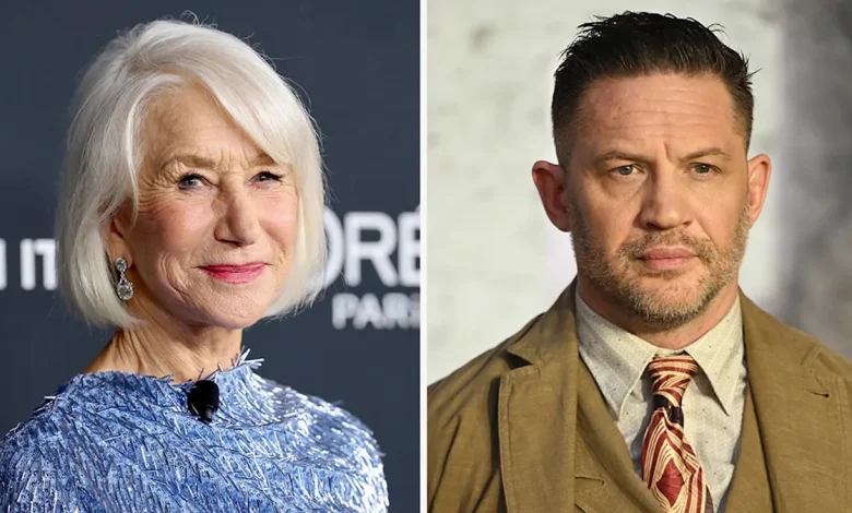 Helen Mirren's 6-word response to Tom Hardy 'feud' rumours