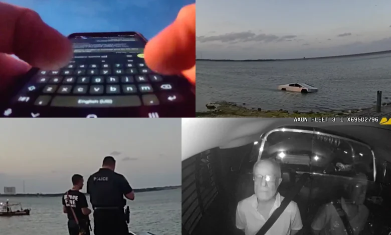 Here's the Bodycam Footage of the Cybertruck That Drove Into a Lake