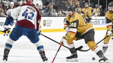Hertl’s late winner caps Golden Knights’ wild 5-3 rally, giving them a 3-0 series lead on Avalanche