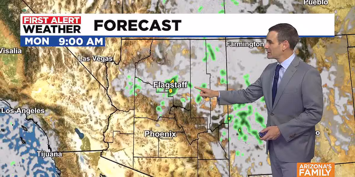 Holiday mountain rain chances and some changes in the Valley next week