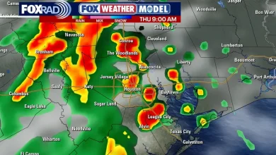 Houston weather: Waves of rain, storms possible on Thursday
