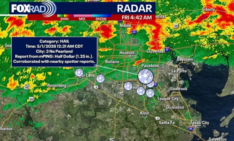 Houston weather forecast: Flood Watch Friday amid storms, rain, hail; live radar
