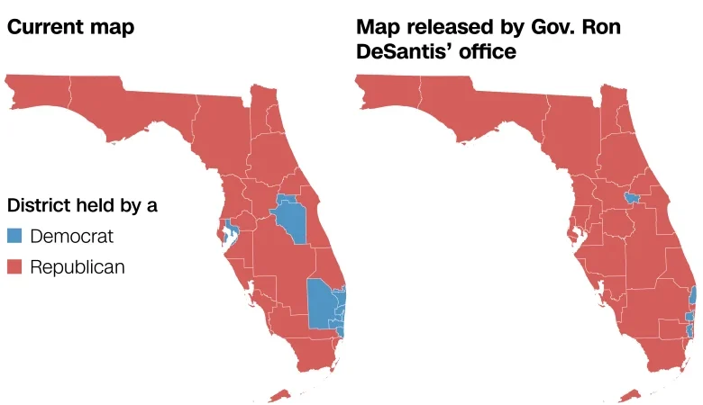How Florida designed a US House map aiming to give Republicans four more seats