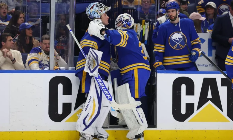 How do the Sabres navigate their goaltending carousel for next season?
