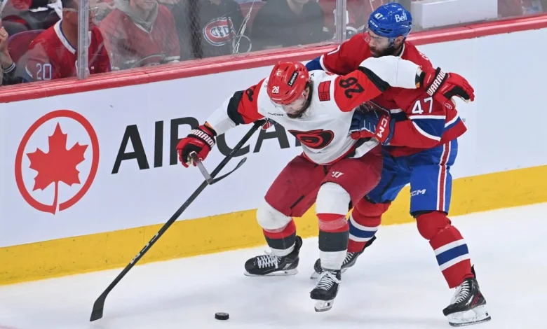 How the Carolina Hurricanes are beating the Montreal Canadiens at the matchup game - The Athletic