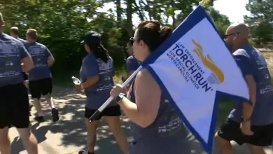 Hundreds of officers unite in Raleigh for final leg of Flame of Hope Run