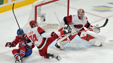 Hurricanes 3 – Canadien 0 (Premier entracte) | Le Tricolore déclassé en première période