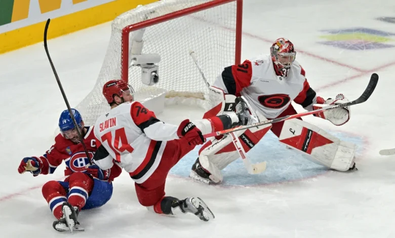 Hurricanes 3 – Canadien 0 (Premier entracte) | Le Tricolore déclassé en première période