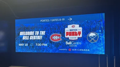 IN PHOTOS: Fans pack the Bell Centre for Montreal Canadiens–Buffalo Sabres Game 7 watch party
