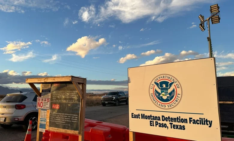 Immigrant detainees sue over ‘horrific’ conditions at Texas ICE facility : NPR