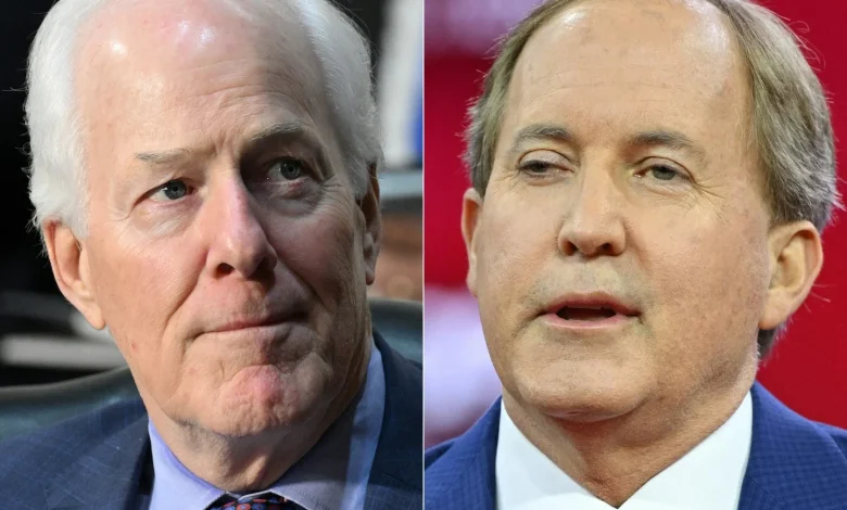 In Texas, Cornyn and Paxton's Senate primary runoff tests Trump's grip on GOP