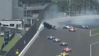 Indianapolis 500: Alexander Rossi and Pato O'Ward involved in huge practice crash