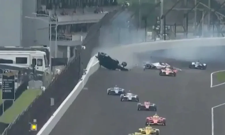 Indianapolis 500: Alexander Rossi and Pato O'Ward involved in huge practice crash
