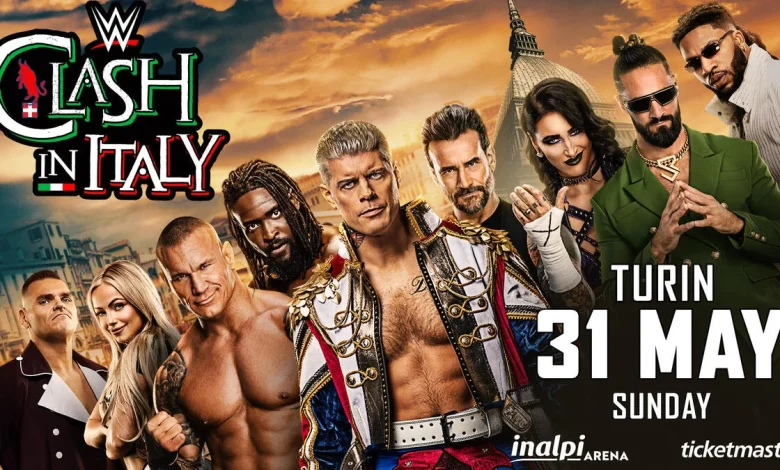 Individual event tickets for Clash in Italy and Monday Night Raw in Turin on sale now