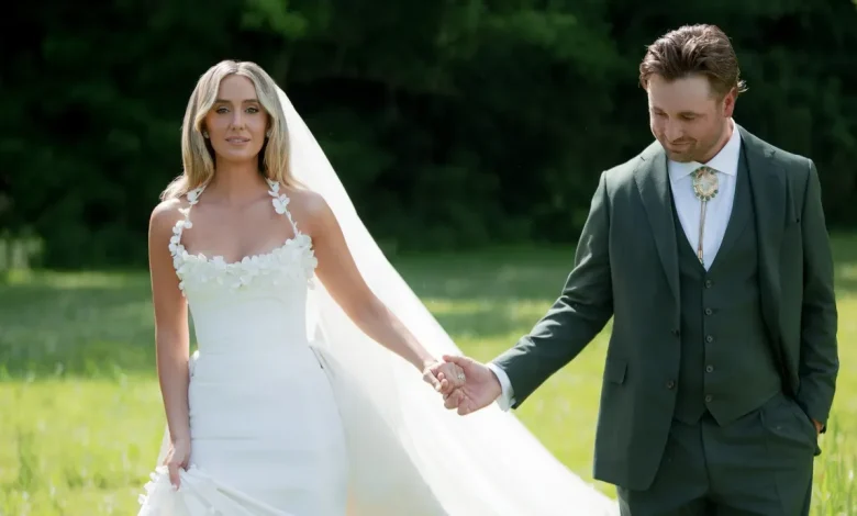 Inside Lainey Wilson and Devlin “Duck” Hodges’s Waterfall Wedding Ceremony in Tennessee