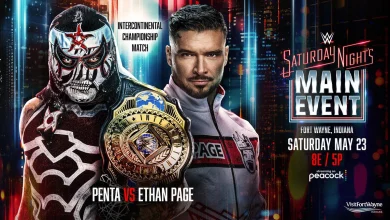 Intercontinental Champion Penta battles Ethan at Saturday Night's Main Event