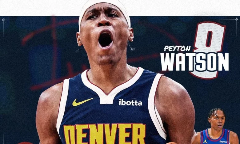 It's elementary: The Nuggets miss Peyton Watson badly
