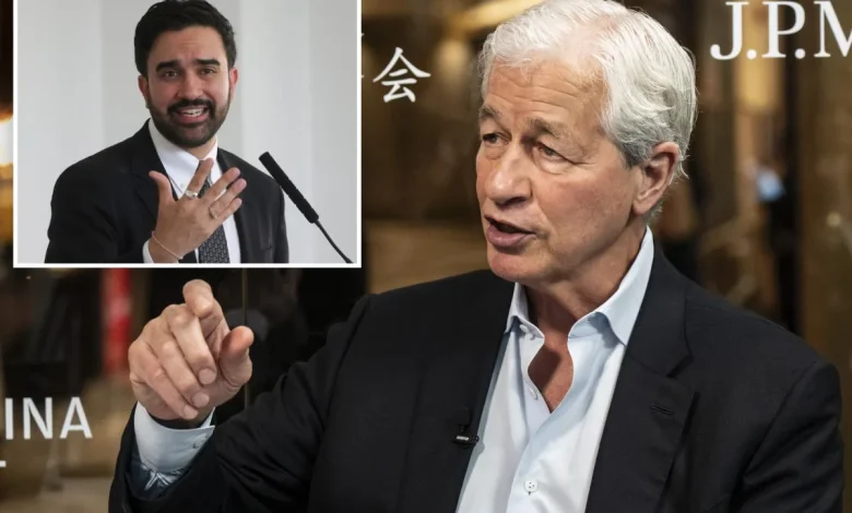 JPMorgan's Jamie Dimon has blunt message for 'ideologue' Mamdani