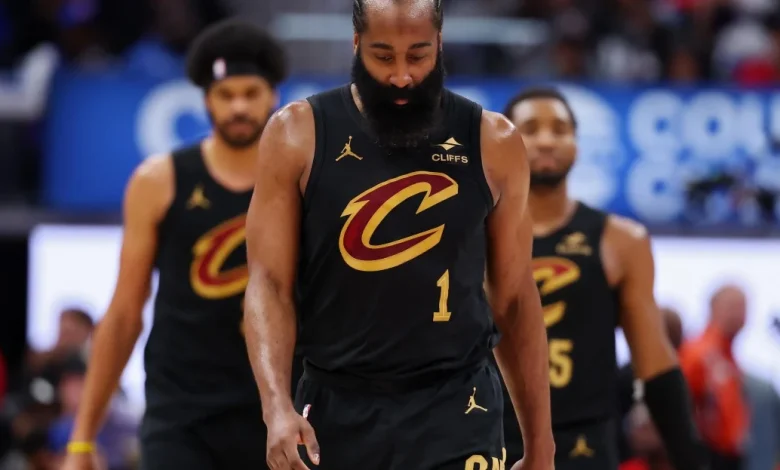 James Harden turns in a disaster, Cavs fall 0-2 to Pistons