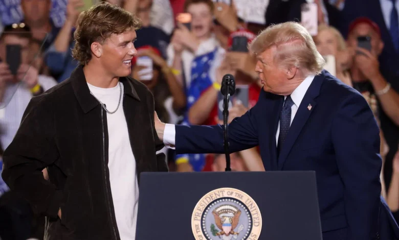 Jaxson Dart on introducing President Trump: "This was a unique opportunity"