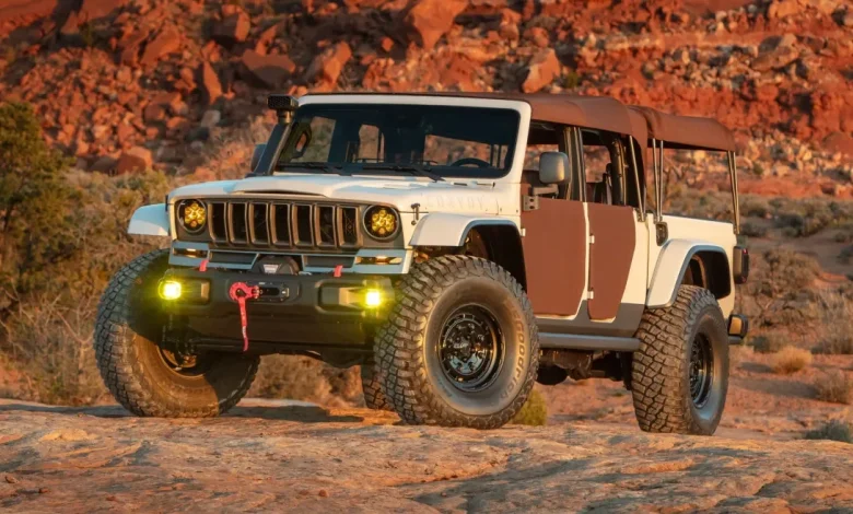 Jeep Is Building a Wrangler Scrambler SRT With Removable Roof, Backward-Facing Rear Seats and Probably a V8