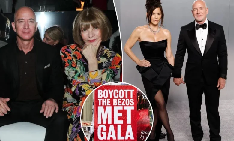 Jeff Bezos, Lauren Sánchez spent $10M to co-host Met Gala: sources