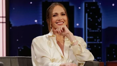 Jennifer Lopez Leaves Shirt Unbuttoned for Dangerously Plunging Look