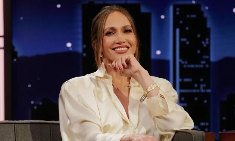 Jennifer Lopez Leaves Shirt Unbuttoned for Dangerously Plunging Look