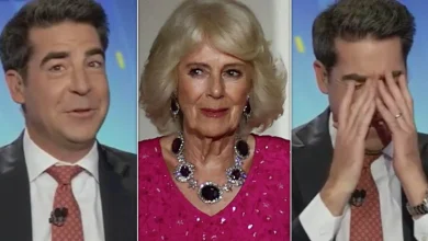 Jesse Watters Escorted Away From Queen Camilla After Gun Joke