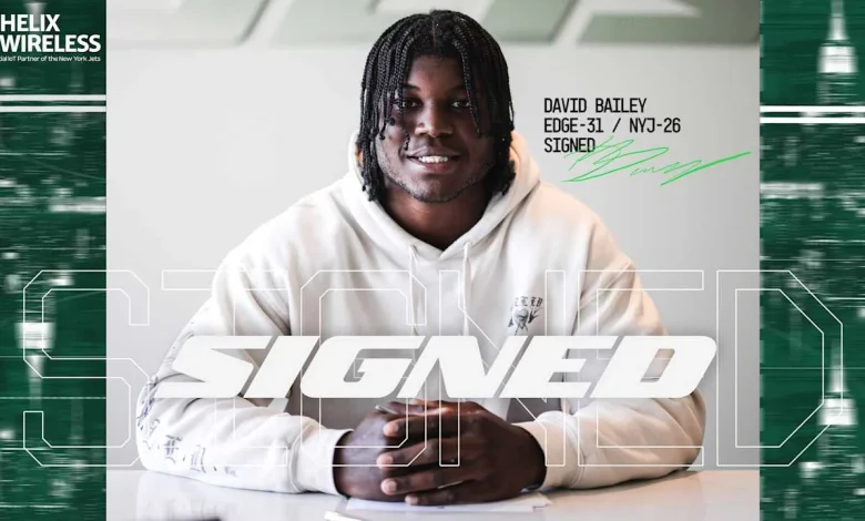 Jets Sign No. 2 Overall Selection David Bailey to Rookie Contract