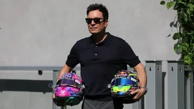 Jimmy Fallon starts chewing on microphone in cringey interview ahead of F1 Miami | OutKick