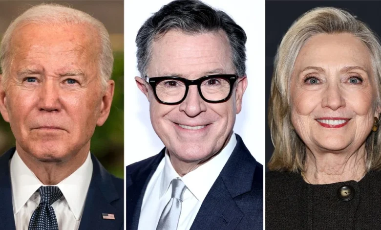 Joe Biden & Hillary Clinton Praise Colbert Ahead Of 'Late Show' Finale