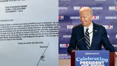 Joe Biden Memo Resurfaces After Trump Misses Son’s Wedding