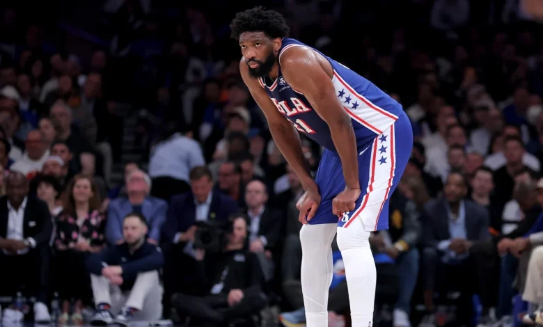 Joel Embiid out for 76ers Game 2 against Knicks with right ankle sprain, hip soreness