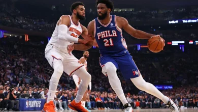 Joel Embiid out for Game 2 vs. Knicks in injury stunner
