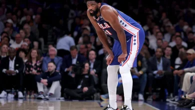 Joel Embiid to miss Game 2 of 76ers vs. Knicks series with ankle, hip injuries