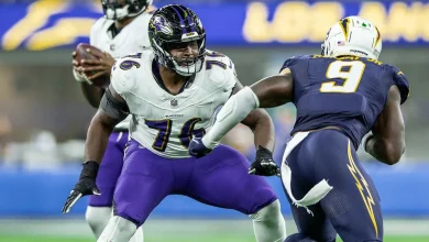 John Simpson Plans to ‘Bring That Tenacity Back’ to Ravens Offensive Line