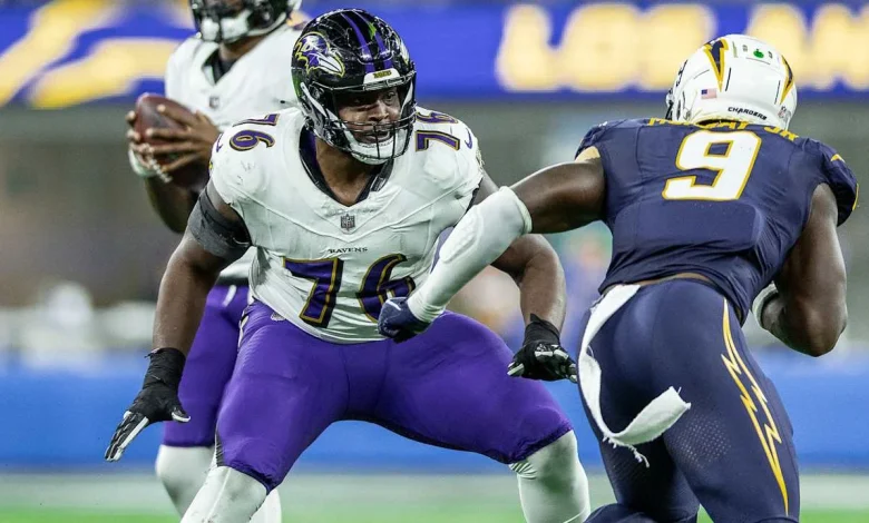 John Simpson Plans to ‘Bring That Tenacity Back’ to Ravens Offensive Line