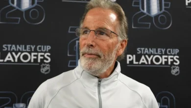 John Tortorella spurns playoff handshake line and postgame press conference in apparent ‘temper tantrum’ over Brayden McNabb suspension