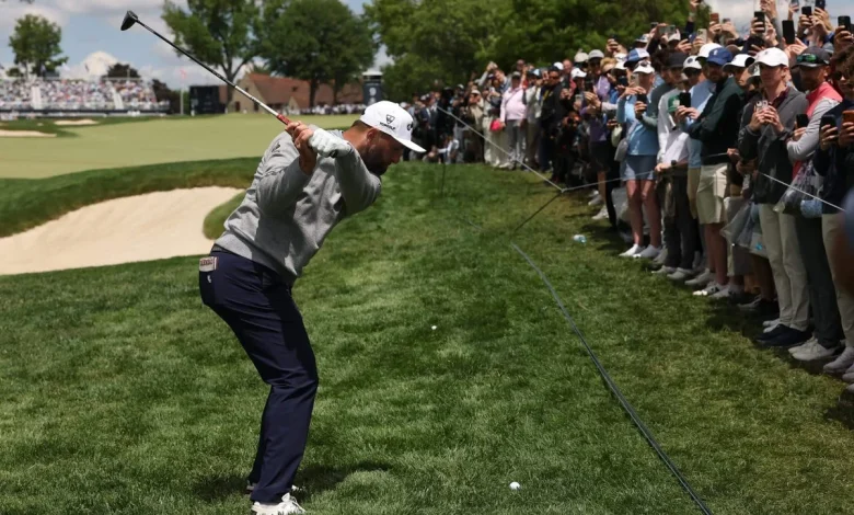 Jon Rahm apologetic after striking PGA Championship volunteer with his divot