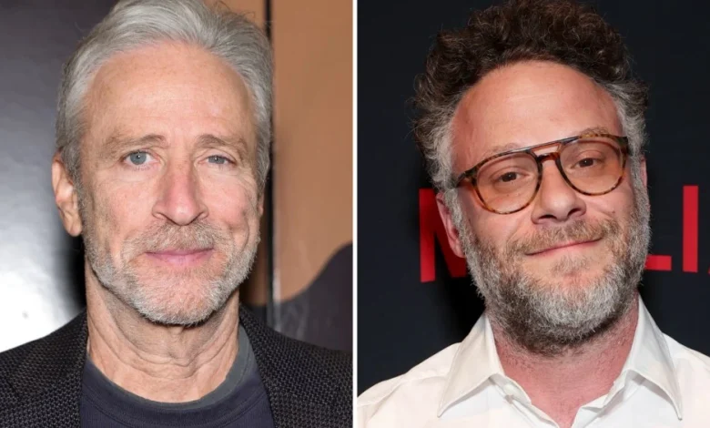 Jon Stewart and Seth Rogen Slam Kanye West: 'F--- That Guy'