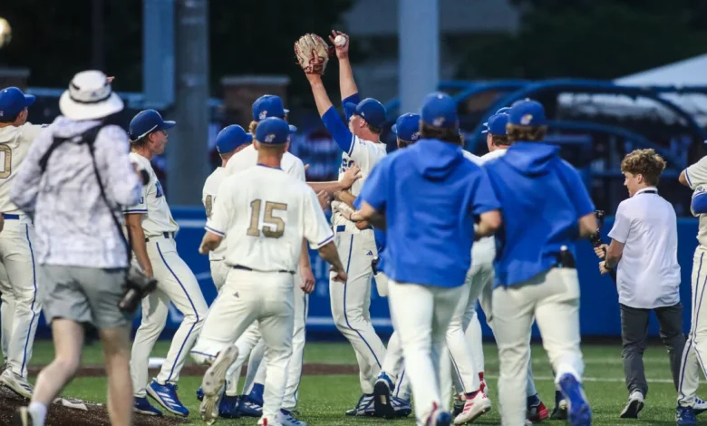 KU grinds out 5-3 win over Arkansas to stay unbeaten in regional