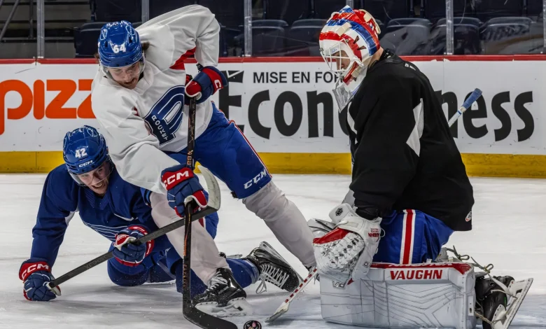 Kaapo Kahkonen in his happy place as Laval Rocket’s season hangs in balance