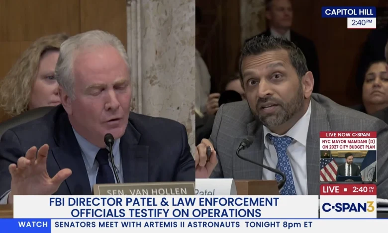 Kash Patel Goes Off on Chris Van Hollen Over Alcohol Use